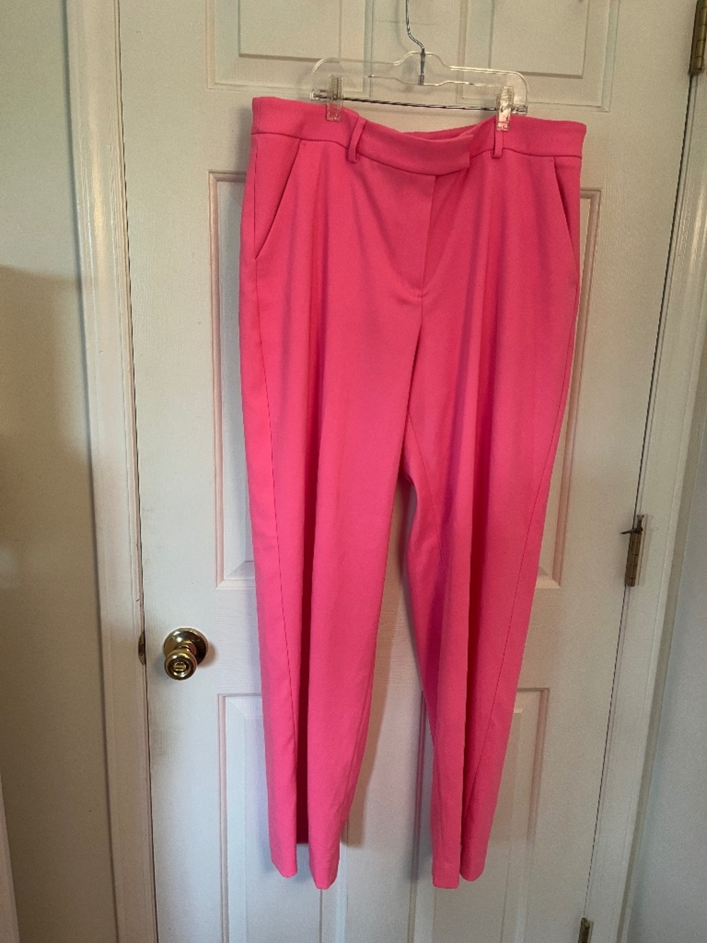 Express Bright Pink Wide Leg Trousers